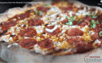 Video: Making pizza from the Okotoks Foodbank’s Cookbook